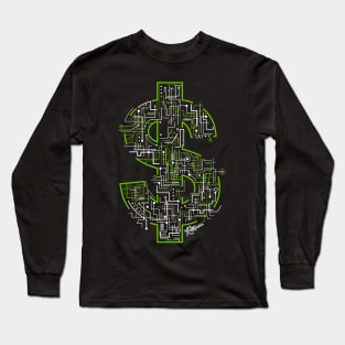 Technology Untamed: Technological Money Maker Long Sleeve T-Shirt